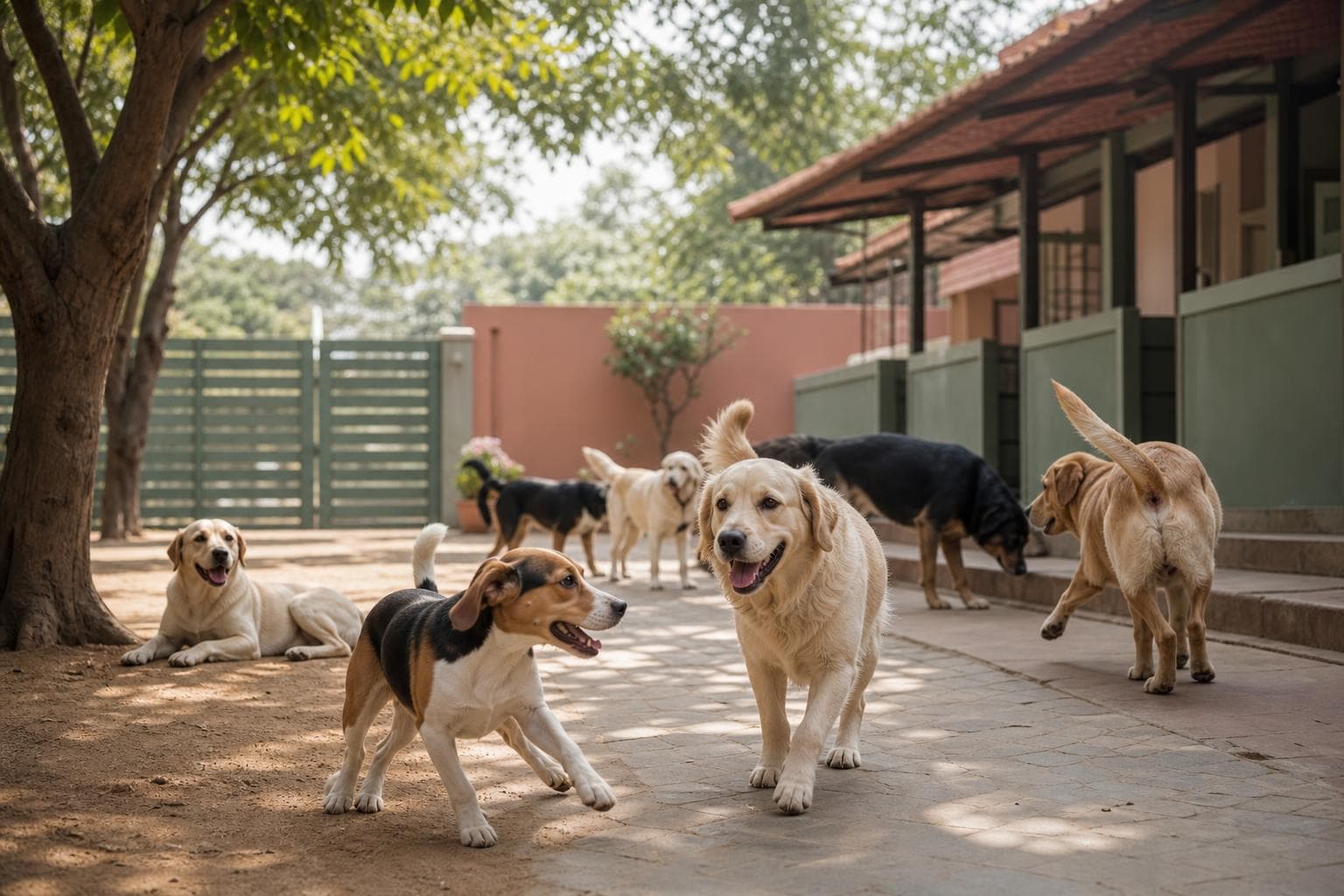 Dog Boarding with Training at Dog Training Institute Noida