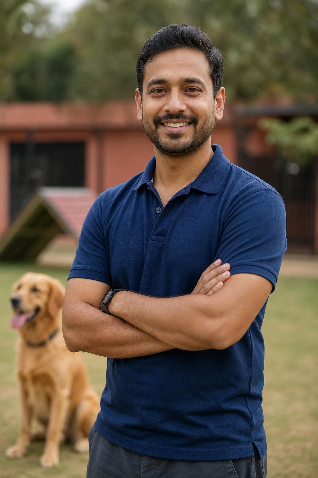 Rajesh Kumar, Head Dog Trainer at Dog Training Institute Noida